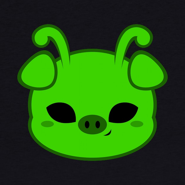 Cute Alien Pig by alien3287